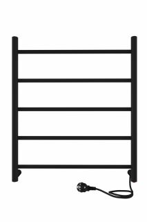 Полотенцесушитель электрический Indigo Line LCLE60-50BRR 60x50 см чёрный муар