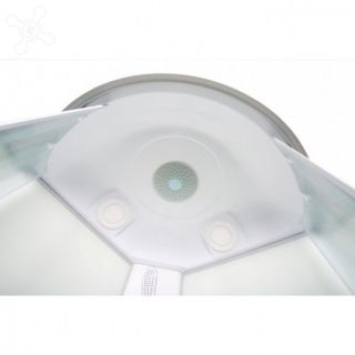 Душевая кабина Deto L 980 с гм. и эл. 80х80х215 см