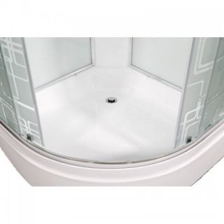 Душевая кабина Deto ЕМ2790 LED с гм. 90х90х220 см