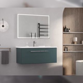 Тумба под раковину подвесная Velvex Posse tp.POS.OSK.105.1Y верде, 105 см