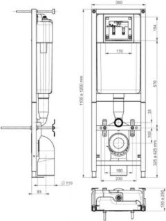 Комплект Cersanit 64230 NATURE CO DPL EO + BLACK + LEON ХРОМ ГЛЯНЦЕВЫЙ
