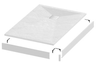 Душевой поддон Grossman Strong GR-S190100Q 100x90см белый