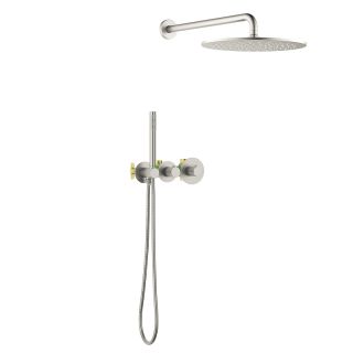 Душевой комплект Timo Saona SX-2359/13SM с термостатом матовый никель