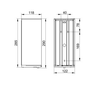 Автоматический дозатор для дезинфицирующих средств Keuco Plan 14987070037 нержавеющая сталь