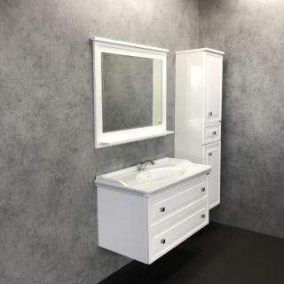 Comforty Зеркало "Феррара-100" белый