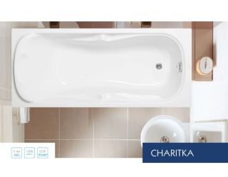 Акриловая ванна VagnerPlast Charitka VPBA170CHA2X-04 170x75см белый