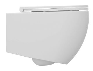 Подвесной унитаз Isvea Infinity 10NF02001SV безободковый крышка микролифт белый