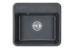 Мойка кухонная Granula Standart 5601, ГРАФИТ