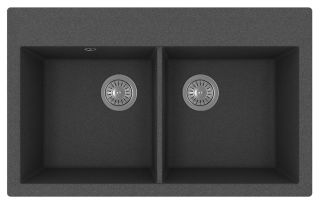Кухонная мойка Florentina Тоскана 820 чёрный