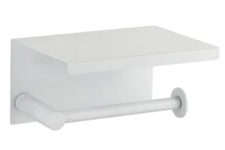 Держатель для туалетной бумаги с крышкой Boheme Uno 10971-MW белый матовый