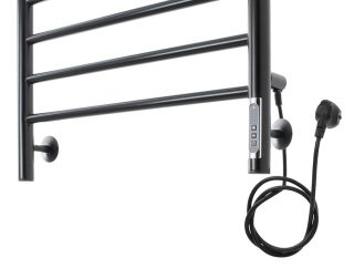 Полотенцесушитель электрический Domoterm Медея DMT П8 500х800 EK R чёрный
