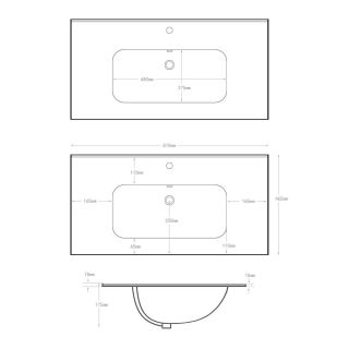 Раковина мебельная La Fenice Terra FNC-06-TER-80 81 см