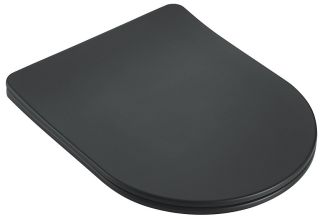 Крышка-сиденье Sintesi SIN-CT-151BM дюропласт микролифт чёрный матовый