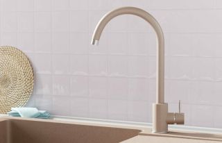 Смеситель Polygran кухонный "АЛЬТАИР" В ТОН МОЙКИ песочный №302