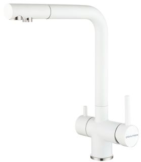 Смеситель для кухни Paulmark Skalen Sk213020-431 белый матовый