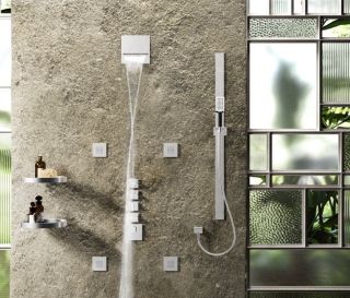 Каскадный верхний душ Gessi Cascata 20295.706 20 см чёрный