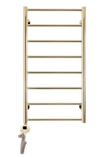 Полотенцесушитель электрический Domoterm Медея П8 400x800 EL золото