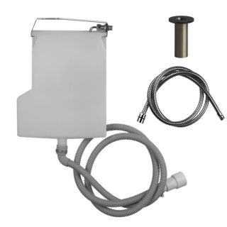 Система сбора воды для шланга ручного душа Gessi 54592.299 чёрный матовый