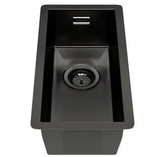 Мойка кухонная Reflexion Como 22-BL  RX2022BL оружейная сталь