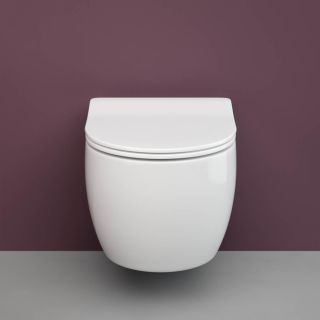 Подвесной унитаз Ceramica Nova Play CN3001 безободковый белый