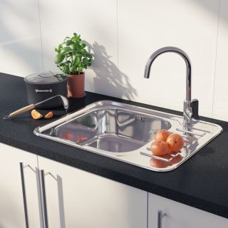 Мойка кухонная IDDIS Basic хром глянцевый BAS65PLi77