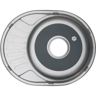 Мойка 5745 U Melana 0,6/160 хром с сифоном (120 ta *15)