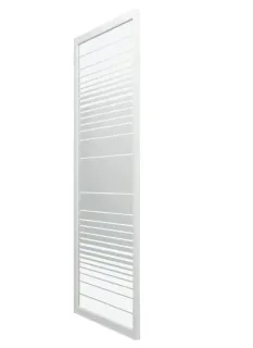 Душевая перегородка Triton Фьюжн Щ0000038538 80 см профиль белый стекло с узором