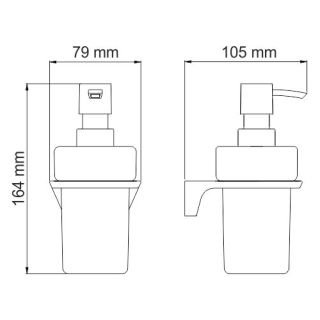 Wasserkraft K-7299 Дозатор для жидкого мыла