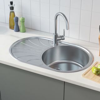 Мойка кухонная IDDIS Suno хром SUN77SRi77