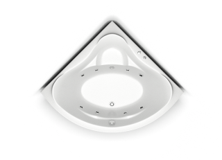 Акриловая ванна Bas Модена 150x150 см без гидромассажа