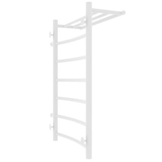 Полотенцесушитель водяной Laris Классик 73208026БМ правый с полкой П7 50x80см белый матовый