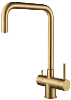 Смеситель для кухни Paulmark Wetter We213030-BG брашированное золото