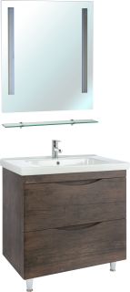 Тумба под раковину Bellezza Санриса 80см орех 00000010190