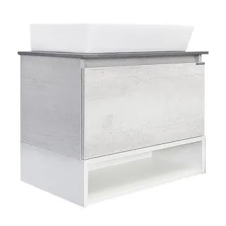 Тумба с раковиной Comforty Прага 00-00014535 60 см Серый