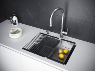 Мойка кухонная Paulmark Lumi LU55-DG графит