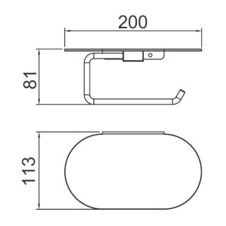 Держатель туалетной бумаги Gappo G30703-3 с полочкой золотой сатин
