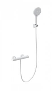 Смеситель для душа Wonzon & Woghand INN 3 WW-B2065-A-MW с термостатом белый матовый