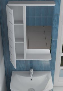 Зеркальный шкаф Vigo Diana 500 левый