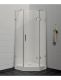 Душевой уголок Timo BY-839/80F 80x80 см хром/белый