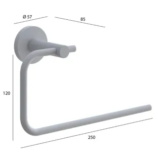 Полотенцедержатель Boheme Uno 10975-CR хром