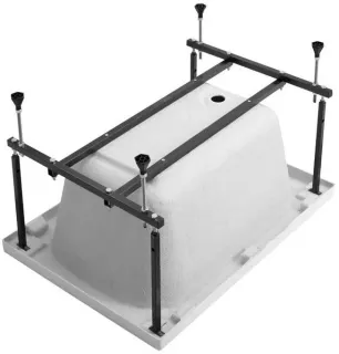 Акриловая ванна Aquanet Split 331906 100x70 см с каркасом