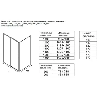 Душевой уголок Aquanet Pleasure Evo AE65-120x80-CT 324119 120x80 см профиль хром стекло прозрачное
