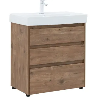 Тумба под раковину Aquanet Nova Lite 302474 75 см дуб рустикальный