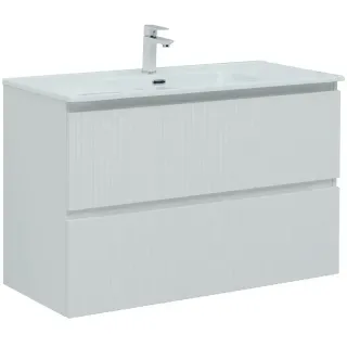 Тумба под раковину Aquanet Джейн 335426 100 см белый матовый