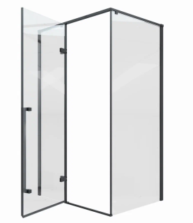 Душевой уголок Cerutti SPA C1A 120x90см чёрный