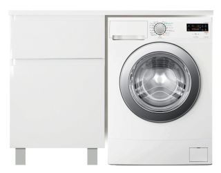 Напольная тумба под раковину Эстет Dallas Luxe ФР-00001919 Л/П 120см два ящика белый