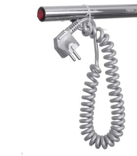 Полотенцесушитель электрический Domoterm DMT 107-25 60x60 EK L хром