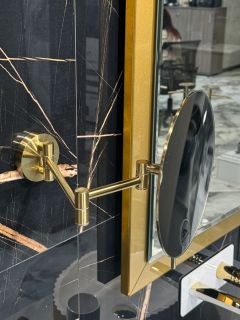 Зеркало с увеличением Boheme 508-G золото