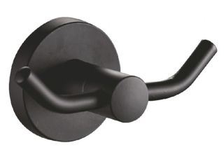 Крючок для ванной комнаты Haiba HB8705-2 чёрный матовый