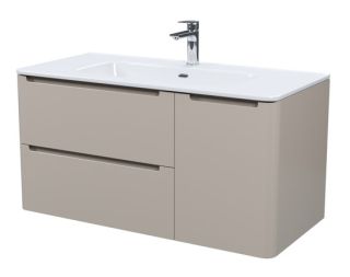 Подвесная тумба с раковиной IDDIS Edifice EDI10C0i95K 100см капучино